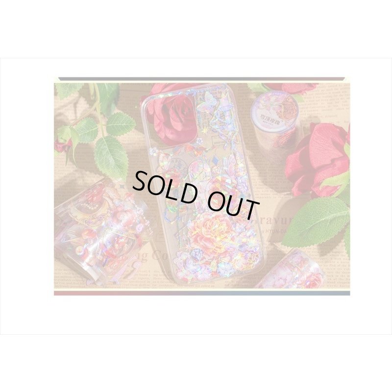 画像6: シェルライト＊ローズ＊PETテープ＊はく離式＊海外マステ＊クリックポスト不可