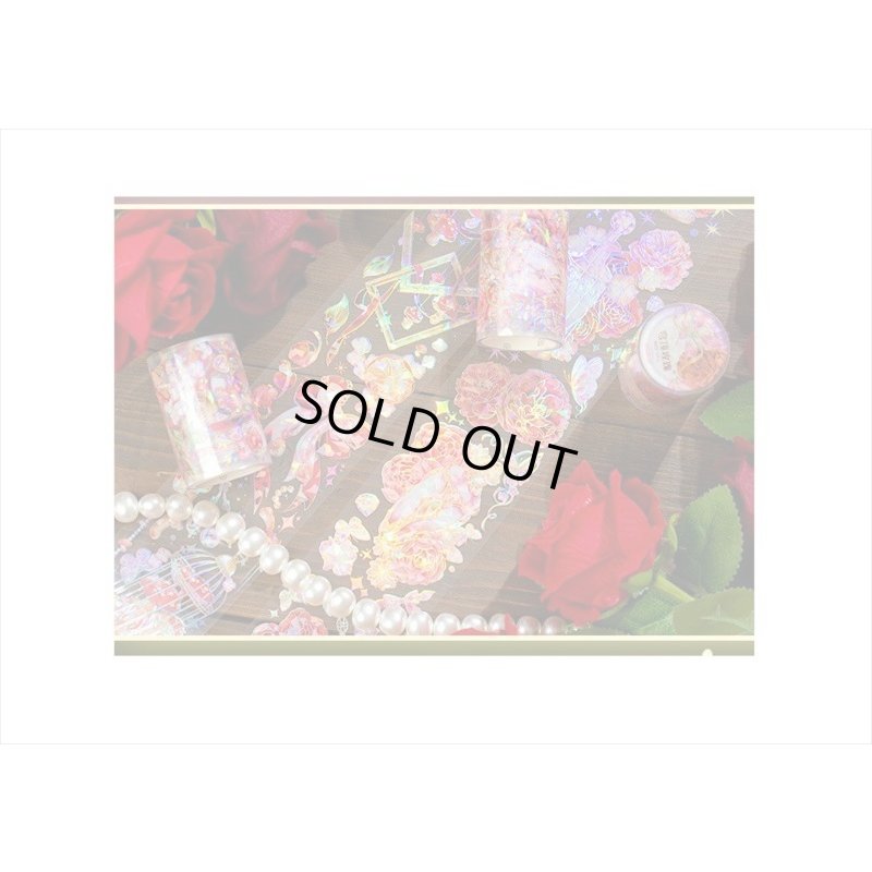 画像9: シェルライト＊ローズ＊PETテープ＊はく離式＊海外マステ＊クリックポスト不可