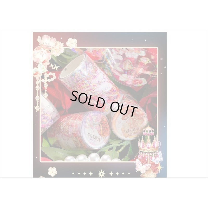 画像7: シェルライト＊ローズ＊PETテープ＊はく離式＊海外マステ＊クリックポスト不可