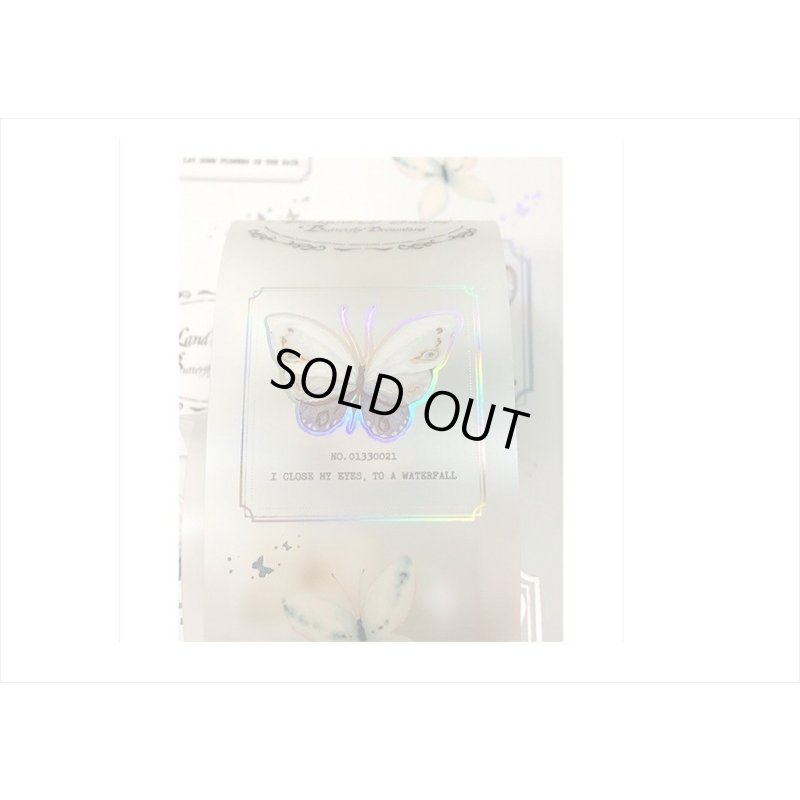 画像8: テープを少しずつ制覇！！ホログラム＊バタフライ＊4種種＊PET＊海外製