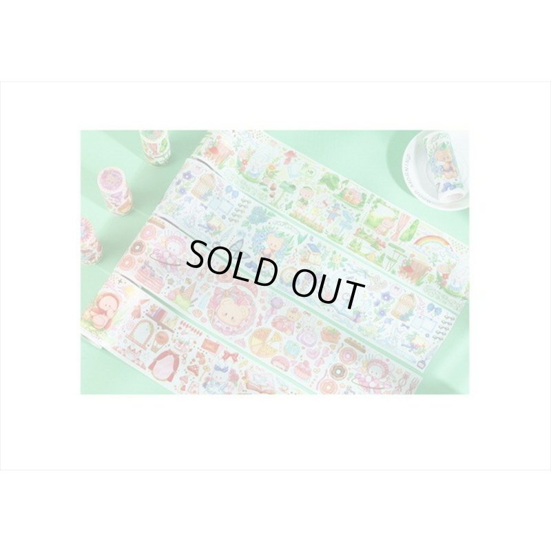 画像4: テープを少しずつ制覇！！ラブリーベア＊4種＊PET＊海外製