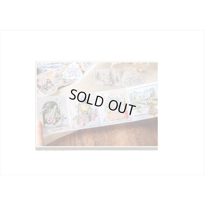 画像11: ぬり絵ができる2種のシール♪ボトル＊20枚＊海外製