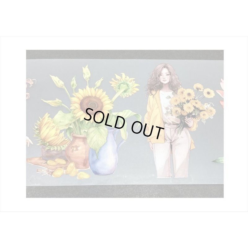 画像10: 五宝＊特殊インク＊花言葉＊マットPETテープ＊はく離式＊海外マステ＊クリックポスト不可