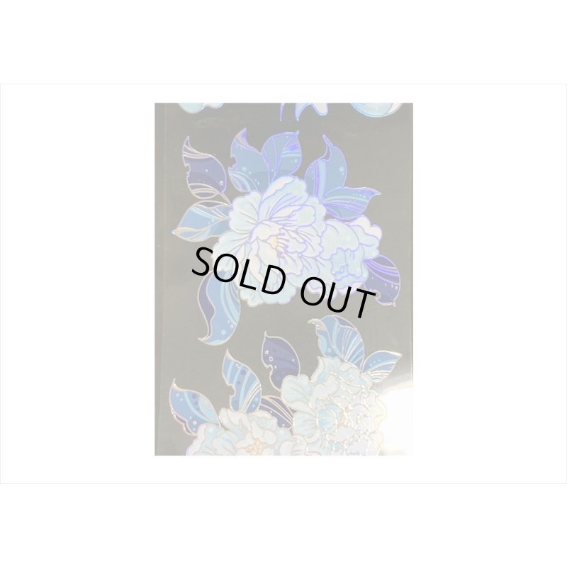 画像7: 五宝＊シェルライト＊青い牡丹＊PETテープ＊はく離式＊海外マステ＊クリックポスト不可