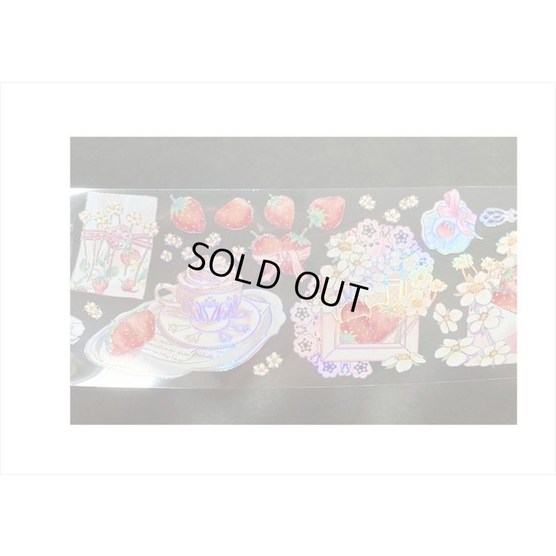 画像4: 五宝＊シェルライト＊ストロベリーロマンス＊PETテープ＊はく離式＊海外マステ＊クリックポスト不可