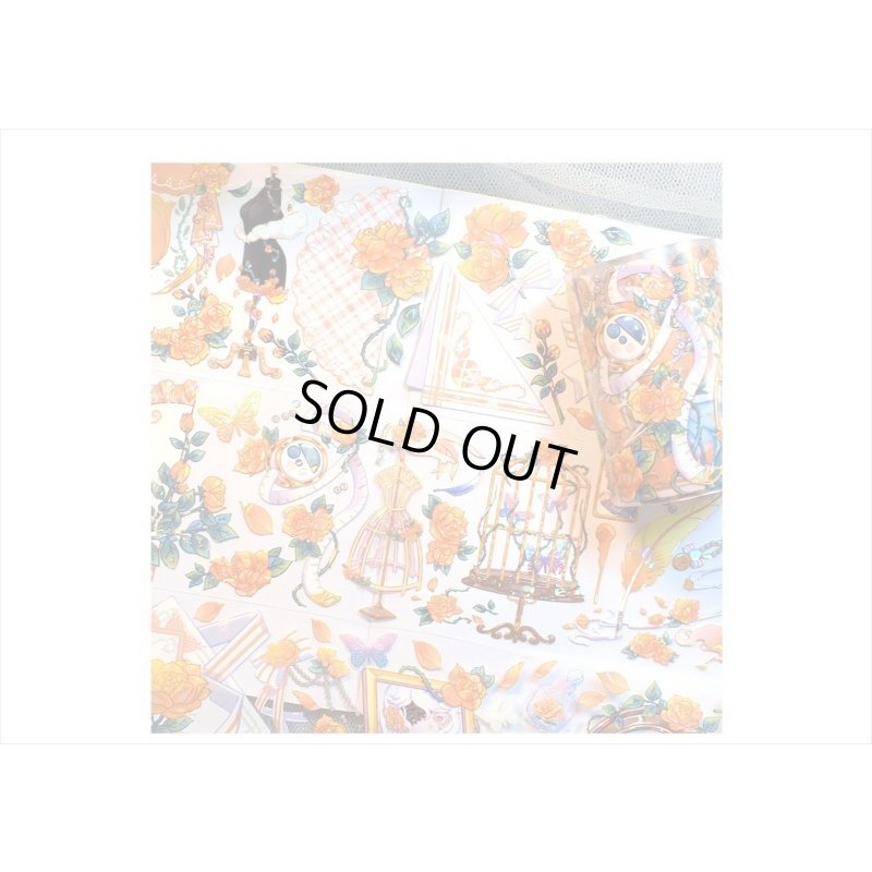 画像3: 五宝＊シェルライト＊バラの花＊PETテープ＊はく離式＊海外マステ＊クリックポスト不可