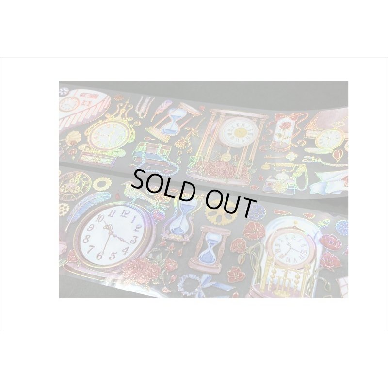 画像3: 五宝＊シェルライト＊アンティーク時計＊PETテープ＊はく離式＊海外マステ＊クリックポスト不可