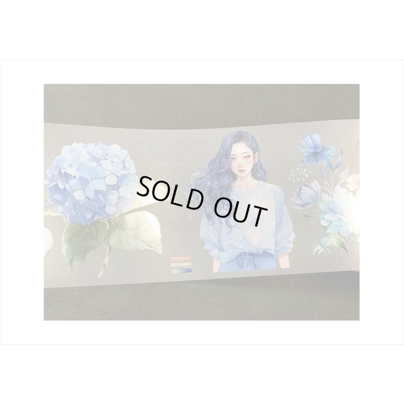 画像9: 五宝＊特殊インク＊花言葉＊マットPETテープ＊はく離式＊海外マステ＊クリックポスト不可