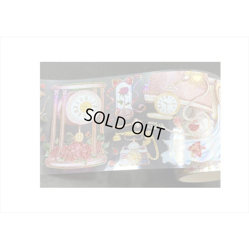 画像5: 五宝＊シェルライト＊アンティーク時計＊PETテープ＊はく離式＊海外マステ＊クリックポスト不可