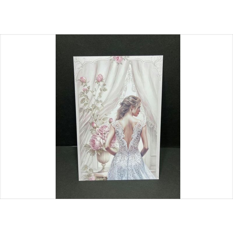 画像12: 両面印刷＊美しい女性＊カード＊６枚＊オリジナル