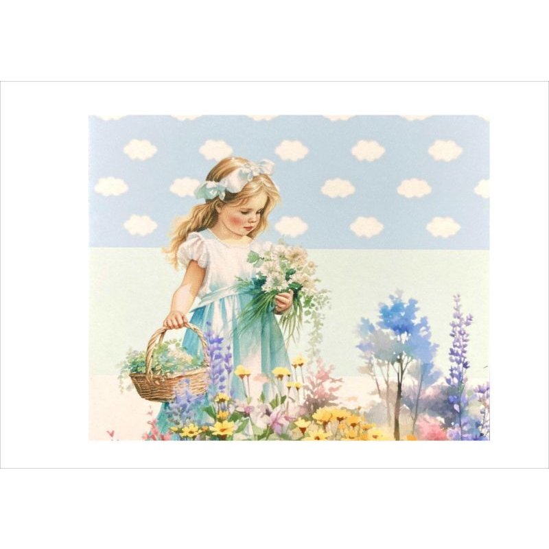 画像4: CuteGirl＊お花畑＊光沢シール＊12枚＊オリジナル