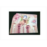 厚紙＊コラージュペーパー＊薔薇と女性＊オリジナル