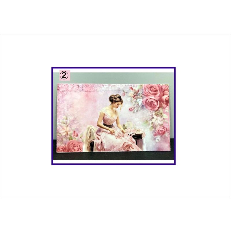 画像3: セミオーダー♪両面印刷☆ショップカード＊ミシンと女性＊20枚＊オリジナル