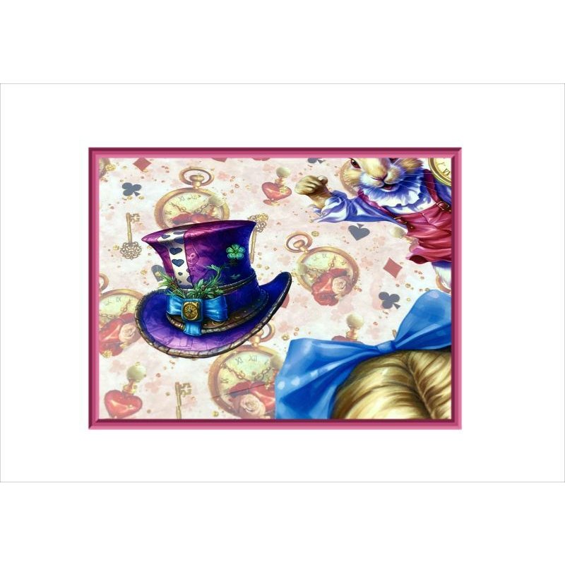 画像6: 両面印刷＊不思議の国のアリス＊フォトマット紙＊4枚＊コラージュペーパー＊オリジナル