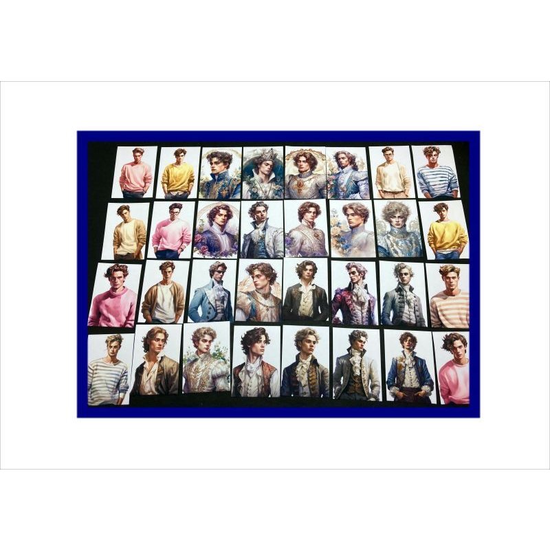 画像10: カットシール＊貴公子＊プリンス＊32枚＊オリジナル