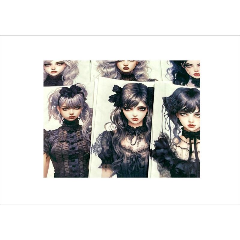 画像5: カットシール＊ゴスロリ＊32枚＊オリジナル