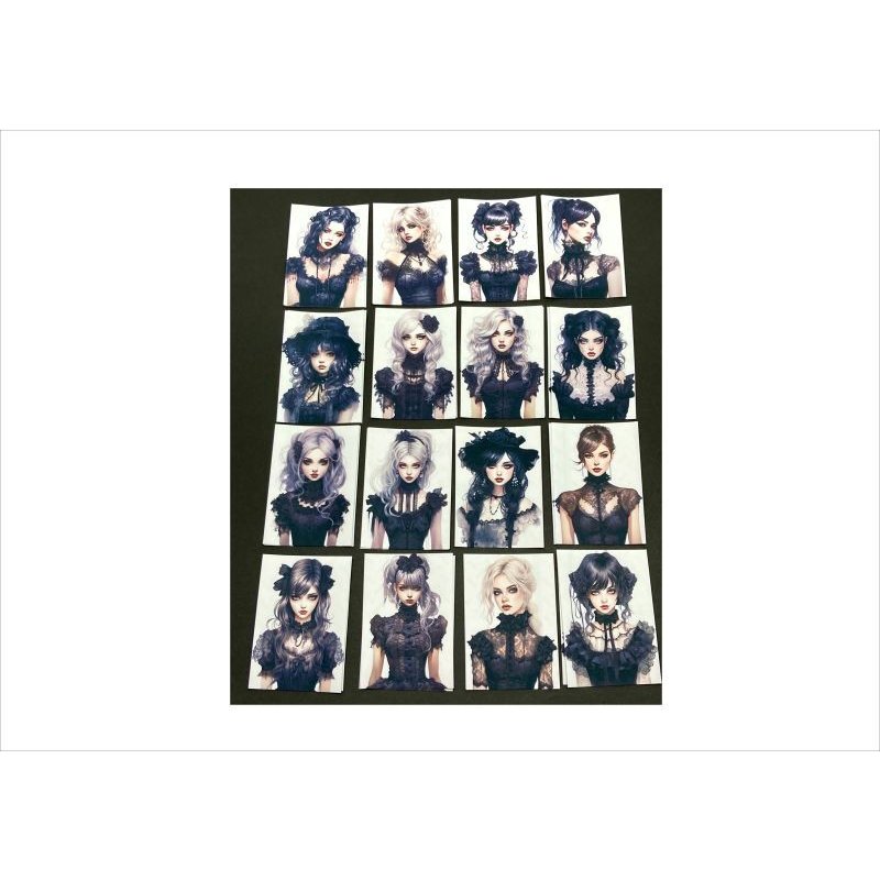 画像8: カットシール＊ゴスロリ＊32枚＊オリジナル