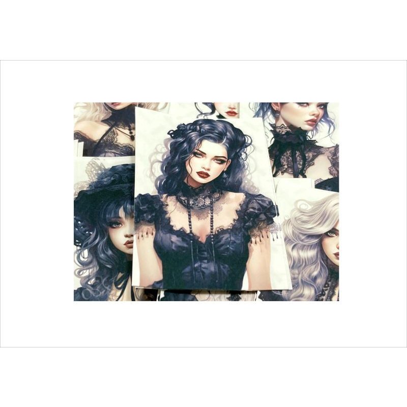 画像4: カットシール＊ゴスロリ＊32枚＊オリジナル