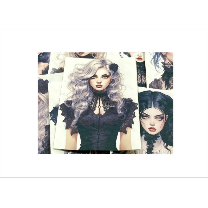 画像3: カットシール＊ゴスロリ＊32枚＊オリジナル