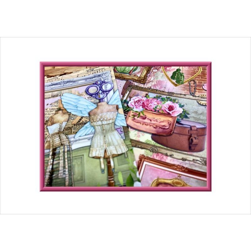 画像6: 柄違いペーパーセット＊トルソー＊10枚＊コラージュペーパー＊オリジナル