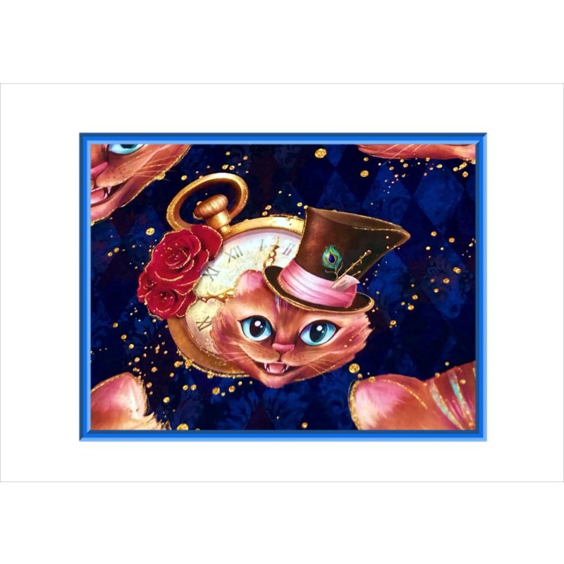 画像5: 両面印刷＊チェシャ猫＊不思議の国のアリス＊フォトマット紙＊4枚＊コラージュペーパー＊オリジナル