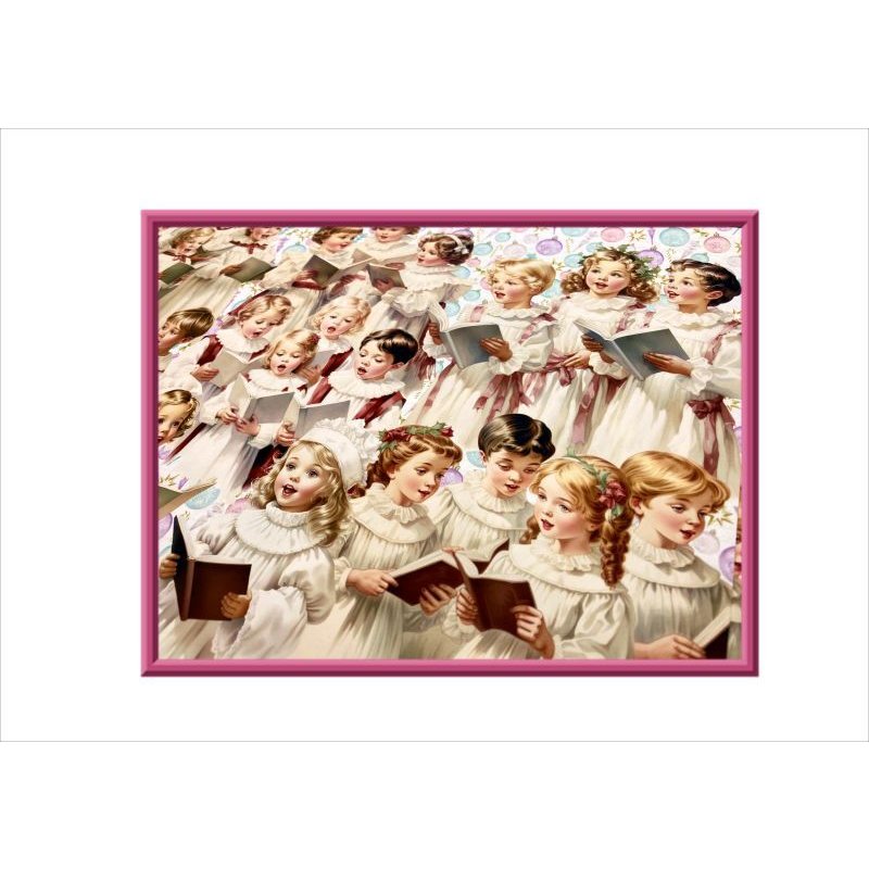 画像11: 天使の歌声＊聖歌隊＊２柄＊４枚＊コラージュペーパー＊オリジナル