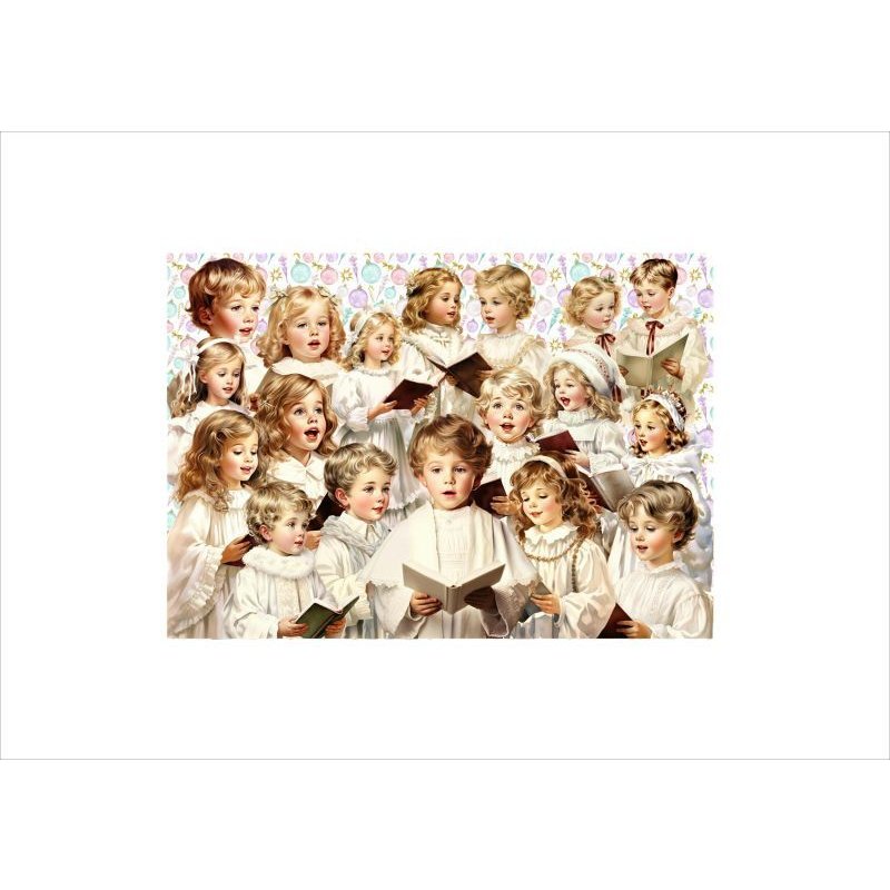 画像13: 天使の歌声＊聖歌隊＊２柄＊４枚＊コラージュペーパー＊オリジナル