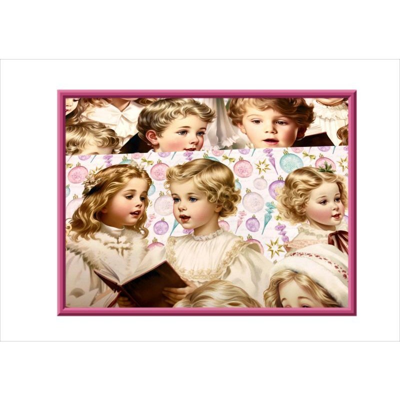 画像9: 天使の歌声＊聖歌隊＊２柄＊４枚＊コラージュペーパー＊オリジナル