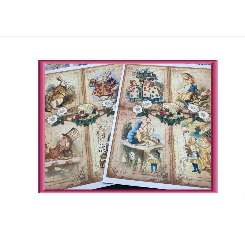 画像7: 素材セット＊アリス＊56点♪ジャンクジャーナル＊ オリジナル