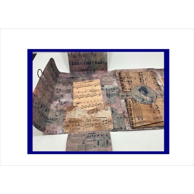 画像6: BOX風ジャンクジャーナル＊ミュージック＊作り方付き♪素材セット＊オリジナル