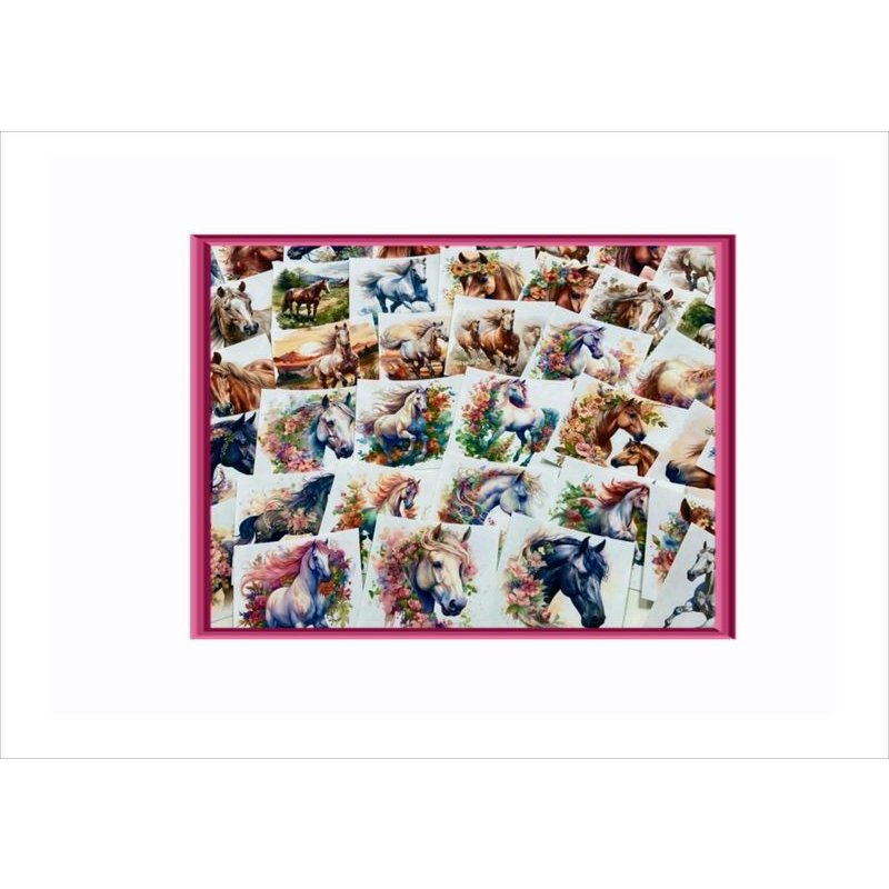 画像3: 正方形カットシール＊馬＊うま＊ホース＊48枚＊オリジナル