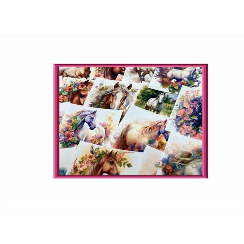 画像10: 正方形カットシール＊馬＊うま＊ホース＊48枚＊オリジナル