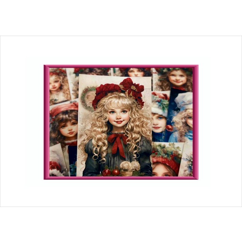 画像4: サンタ少女🎅カットシール＊20枚＊オリジナル