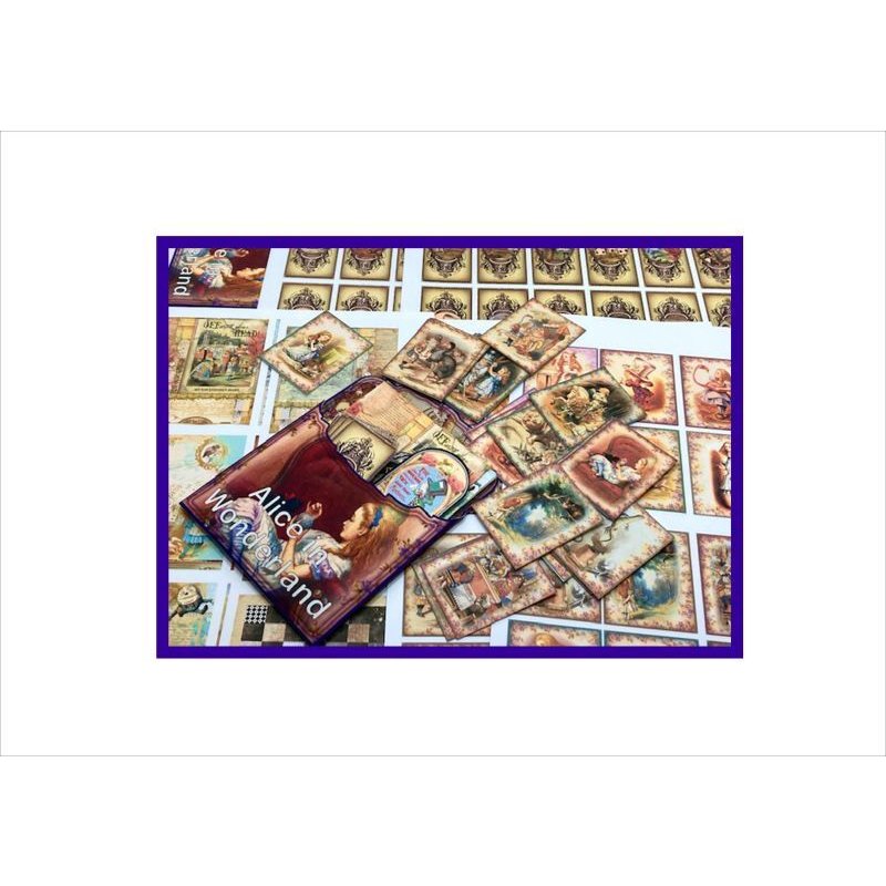 画像3: ジャンクジャーナル♪アリスのカードセット＊素材セット＊オリジナル