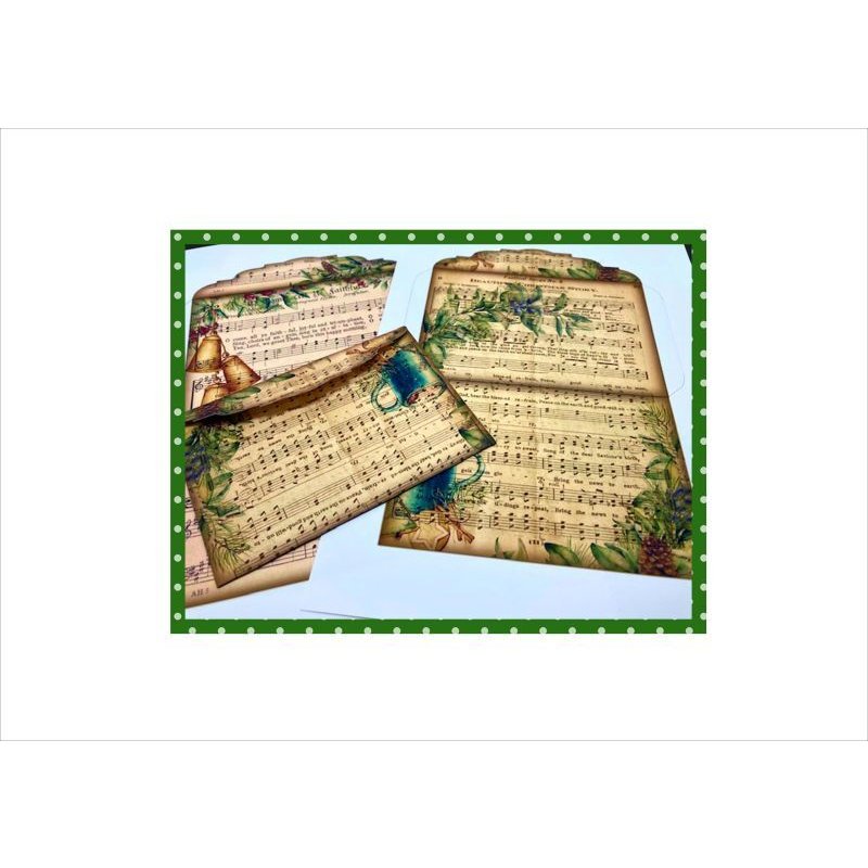 画像5: クリスマス🎅自分で作る素敵な封筒♪4柄＊オリジナル