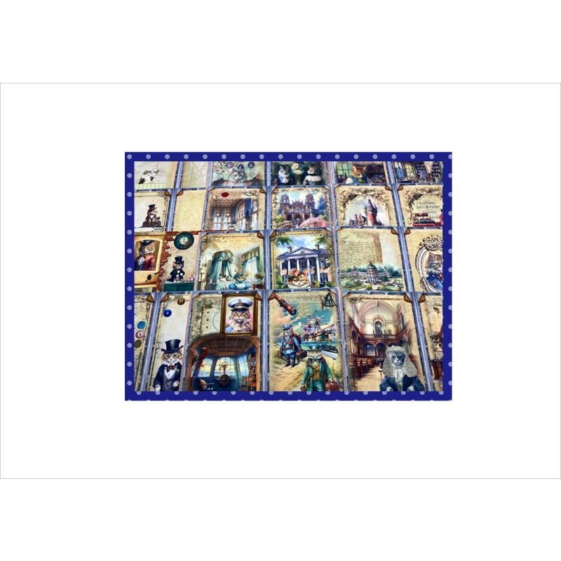 画像10: ネコの冒険旅行 ✈・・✈ ペーパーセット＊両面印刷＊20枚綴り＊オリジナル