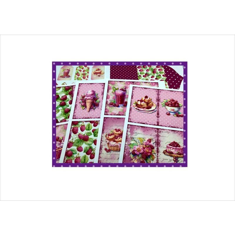 画像7: 素材セット＊ラズベリー＊ジャンクジャーナル＊ オリジナル