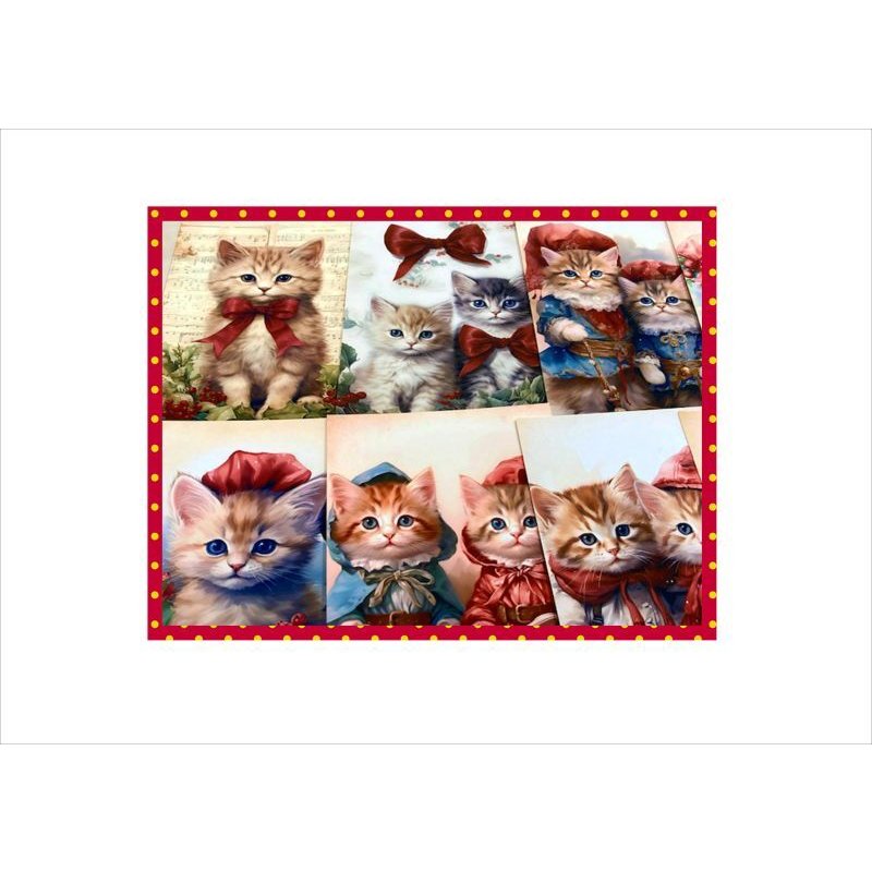 画像6: サンタねこのポストカード　＊柄違い19枚＊オリジナル