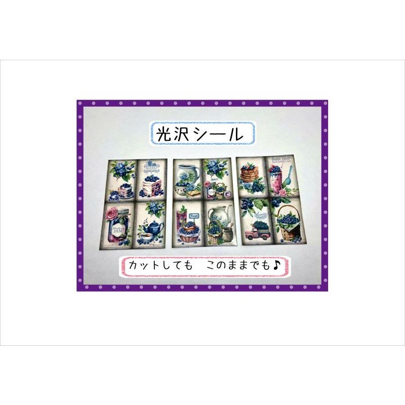 画像9: 素材セット＊ブルーベリー＊ファイル作りに♪＊ オリジナル