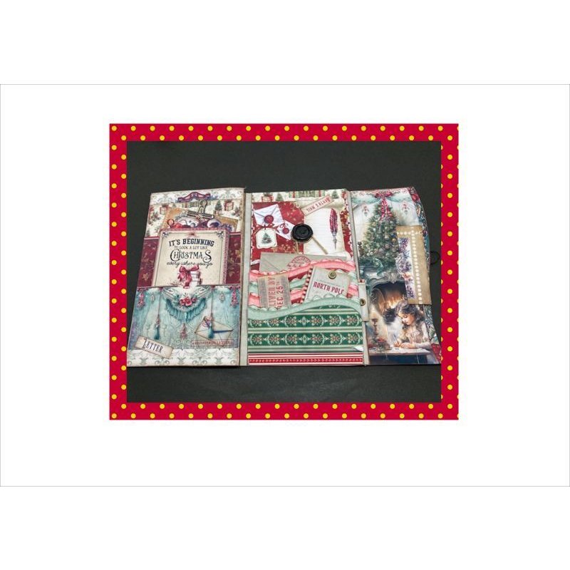 画像4: パタパタ♪クリスマス旅行　折りたたみBOOK風＊作り方付き♪ジャンクジャーナル＊素材セット＊ オリジナル