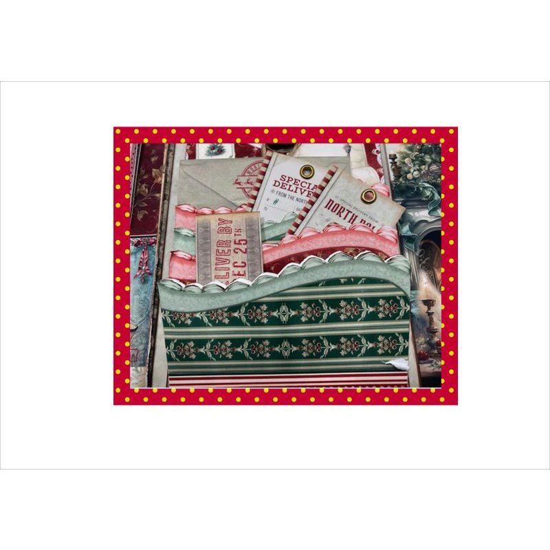 画像14: パタパタ♪クリスマス旅行　折りたたみBOOK風＊作り方付き♪ジャンクジャーナル＊素材セット＊ オリジナル