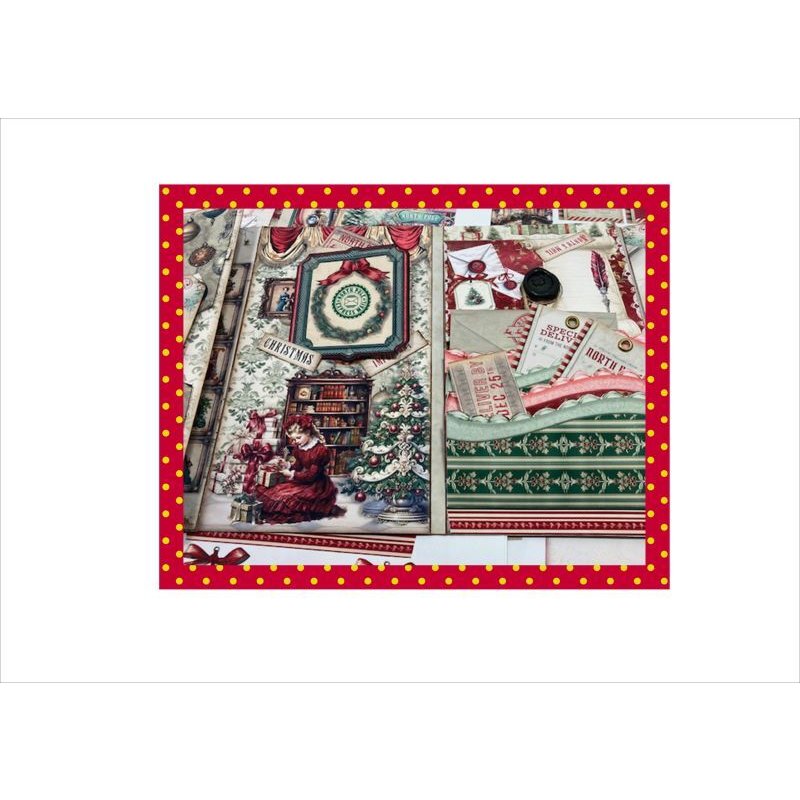 画像17: パタパタ♪クリスマス旅行　折りたたみBOOK風＊作り方付き♪ジャンクジャーナル＊素材セット＊ オリジナル