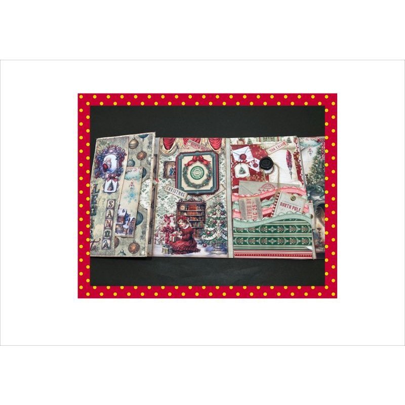 画像5: パタパタ♪クリスマス旅行　折りたたみBOOK風＊作り方付き♪ジャンクジャーナル＊素材セット＊ オリジナル