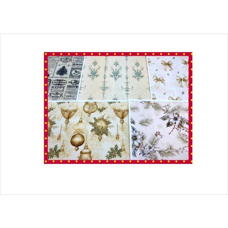 画像12: 柄違い15枚♪クリスマス＊コラージュペーパー＊オリジナル