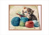 素材セット＊糸巻ねこ＊ファイル作りに♪＊ オリジナル