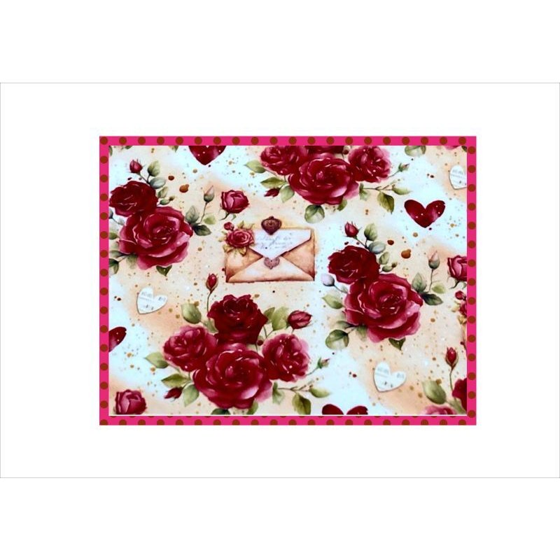 画像3: バレンタイン💕ペーパーセット💓コラージュペーパー＊6枚＊オリジナル