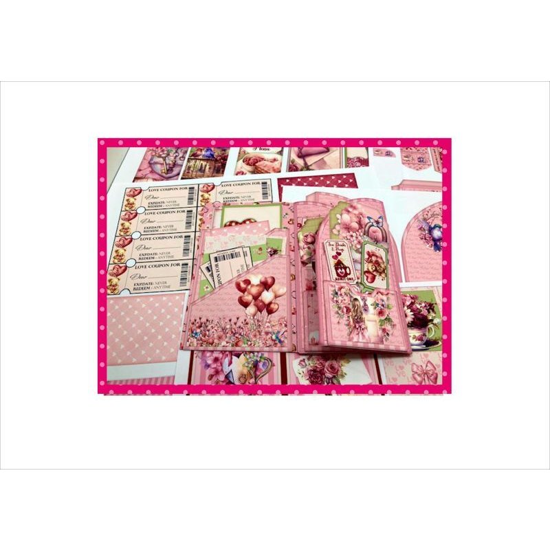 画像5: ジャンクジャーナル＊バレンタインデー＊作り方付き♪素材セット＊ オリジナル