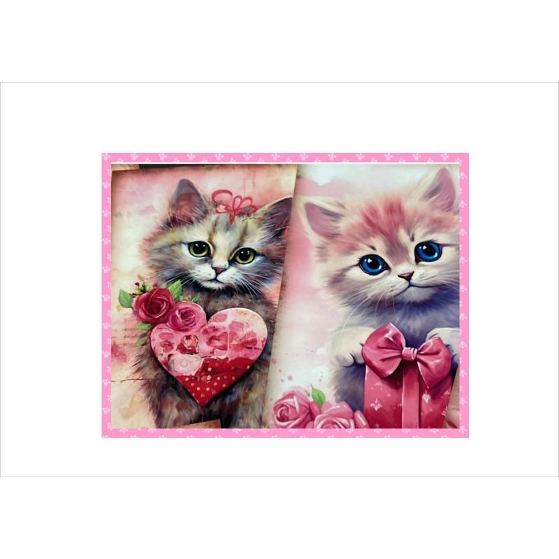 画像4: にゃんこのバレンタインカード💕柄違い9枚＊ オリジナル