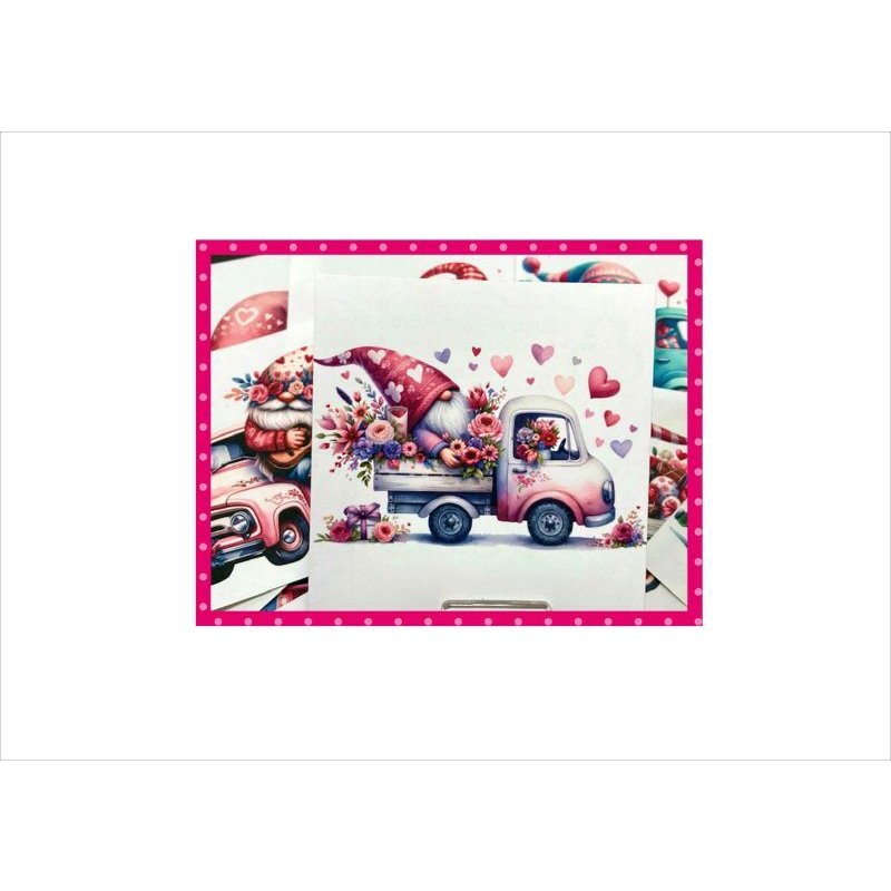 画像3: トラック野郎のこびとさん💓大きめ＊正方形カットシール＊12枚＊オリジナル