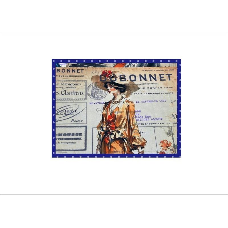 画像3: いろいろ使えるペーパーセット＊ファッションモデル＊コラージュペーパー＊柄違い10枚＊オリジナル